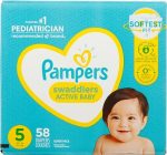 Pampers Swaddlers Newborn Diaper Size 1 96 Count